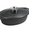 Koch MARBURG Bräter mit Aromaknopf 32 x 24 cm