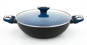 Koch MARBURG+ Wok mit Deckel Blau 32cm