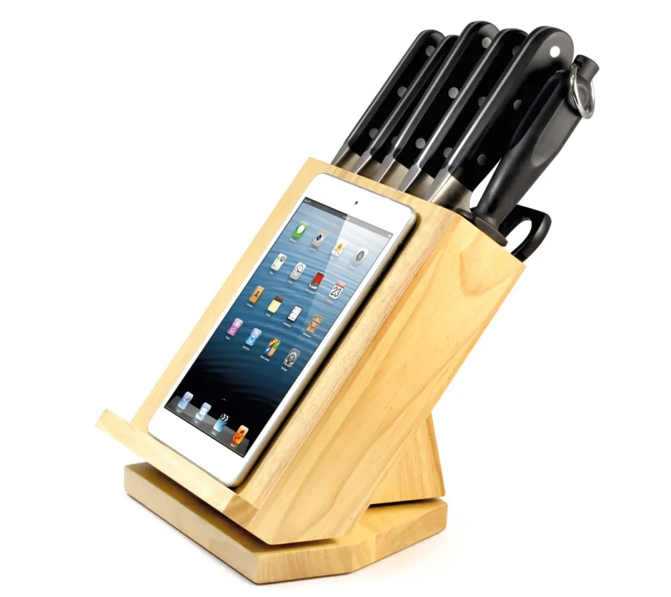 premium_tlg_messerblock_m_0.webp Koch PREMIUM 8tlg. Messerblock mit Tablet Halter, drehbar
