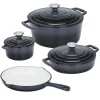 Koch XANTEN 7-tlg. Gusseisen-Set grau-schwarz