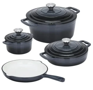 Koch XANTEN 7-tlg. Gusseisen-Set grau-schwarz